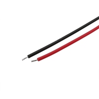 DC022B 5.5x2.1MM DC prise d'alimentation femelle Jack montage sur panneau adaptateur de connecteur à souder DC-022B avec câble 20AWG