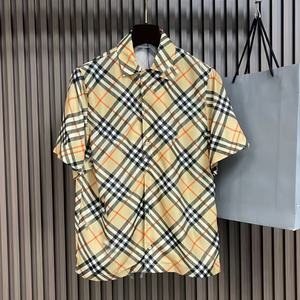 Camisetas de Vestir Casuales de Lujo para Hombre 2025, Camisetas de Alta Calidad a la Moda para Jóvenes, Camisa a Cuadros, Camisetas de Manga Corta para Hombre para Actividades al Aire Libre - Product Image 1