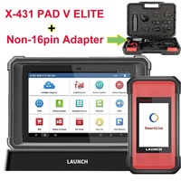 2024 LAUNCH X431 PAD V Elite 10,1 pulgadas herramientas de diagnóstico de coche J2534 programación en línea codificación ECU DOIP CAN FD padv Smartlink C
