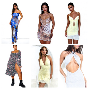 Распродажа: Оптовые партии женских повседневных платьев от известных брендов, новые и б/у, из смешанных материалов, летние, случайная отгрузка - Product Image 4