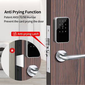 Serrure intelligente de porte de chambre d'hôtel TTLock TTHotel, accès sans clé, appartement, acier inoxydable, RFID, <span class=keywords><strong>carte</strong></span> électronique d'hôtel et clé - Product Image 5