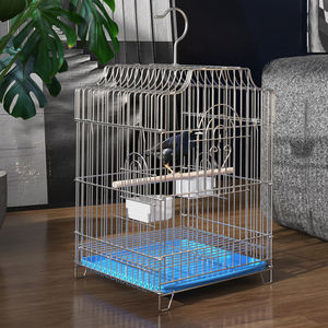 508 fabrika toptan açık <span class=keywords><strong>Aviary</strong></span> büyük kuş kafesleri kalın kaplama demir tel cockatiel kuş kafesi kilitleri - Product Image 5