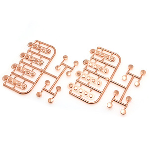 Botón de Plástico ABS Dong Yongtai con Recubrimiento Electrolítico en Oro Rosa, Procesamiento de Recubrimiento UV al Vacío, Personalización - Product Image 3