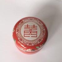Boîte ronde personnalisée en fer blanc pour bougies, mini-boîte à bonbons, biscuits, chocolat, thé, conteneur d'emballage sérigraphié