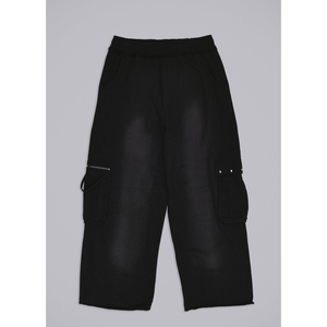 <span class=keywords><strong>Pantaloni</strong></span> Jogger Unisex Pesanti di Tendenza, <span class=keywords><strong>Pantaloni</strong></span> Sportivi in Cotone Streetwear con Grandi Tasche su Entrambi i Lati, Cargo Oversize Larghi e Dritti - Product Image 1