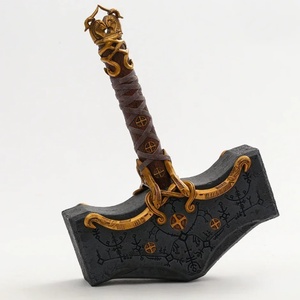 Figura <span class=keywords><strong>de</strong></span> Acción <span class=keywords><strong>de</strong></span> 35 cm del Juego <span class=keywords><strong>Ragnarok</strong></span>, Diseño <span class=keywords><strong>de</strong></span> Martillo y Hacha, Decoración, Regalo <span class=keywords><strong>de</strong></span> Navidad - Product Image 4