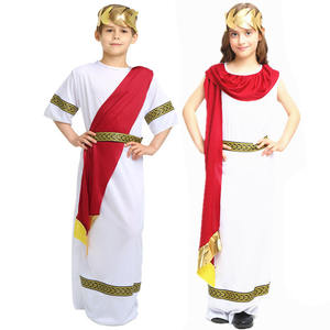 2024 niños Halloween Guerrero romano <span class=keywords><strong>disfraz</strong></span> niñas niños Medieval mitología <span class=keywords><strong>griega</strong></span> Hércules Zeus <span class=keywords><strong>Toga</strong></span> Dios diosa Cosplay vestido - Product Image 3