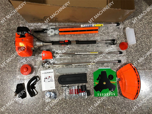 Attrezzi da Giardino con 4 Accessori: Motosega, <span class=keywords><strong>Tagliasiepi</strong></span>, Testa in Nylon e Lama - Product Image 3