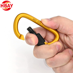 ANYUE Atacado 80MM Bloqueio D-tipo Rápido Porca Pendurar Fivela De Liga De Alumínio Mochila Fivela De Montanhismo Fivela - Product Image 2