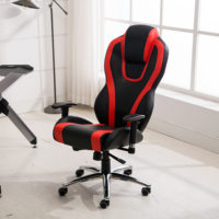 Silla de Computadora Grande y Alta para PC con Cojín Grueso, Estructura Resistente y Respaldo Ajustable, Silla de Juego de Diseño Personalizado