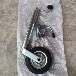 Capacité de 500lbs poignée supérieure nouvel état 8 ''roue jockey en caoutchouc solide remorque à roues simples <span class=keywords><strong>caravane</strong></span> Jack Top accessoires - Product Image 4