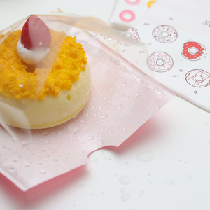 Custom Mini Greaseproof Food <strong>Sweet</strong> Candy Donuts Packaging White Kraft Paper Wedding Cake <strong>Bags</strong> for <strong>Parties</strong> - Product Image 5