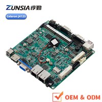 Carte mère industrielle sans ventilateur Intel Celeron J4125 de 8e génération Nano ITX, 2 ports LAN, 6 ports COM, DDR4 8 Go, Quad Core, 1 port VGA, 1 port HD, module 4G, X86