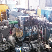 Machine de production Masterbatch Petite extrudeuse à double vis pour plastique Pompe de fusion pour fabrication de granulés et compoundage