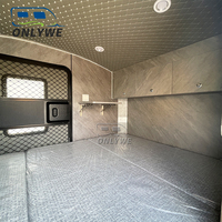 ONLYWE Fabricants de Caravanes Goutte d'Eau, Remorque de Camping Tout-Terrain, RV de Voyage Tout-Terrain, Caravane Goutte d'Eau
