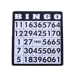 Bingo oyunları imalatı yetişkinler, yaşlılar ve aile için özelleştirilmiş yüksek kaliteli baskı Bingo kart oyunu ve aksesuarları