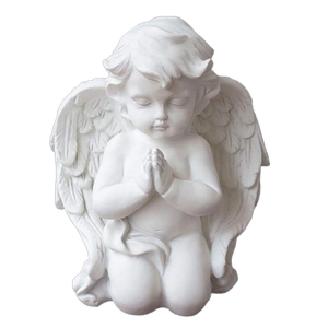 Vente chaude 3D Prier Chérubin Ange Statue À Genoux Gardien Figurine Église Ailes Résine <span class=keywords><strong>Fibre</strong></span> <span class=keywords><strong>De</strong></span> <span class=keywords><strong>Verre</strong></span> Décoratif Affaires Peint - Product Image 2