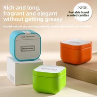 Boîte en fer blanc écologique transfrontalière pour bougie parfumée huile essentielle de soja maison proposition d'anniversaire sans fumée Souvenir créatif