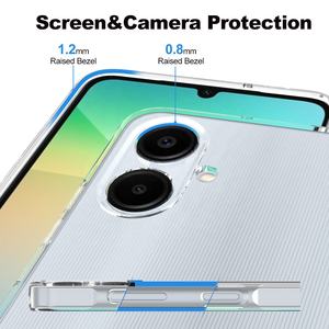 Funda Protectora Transparente de Alta Calidad para Teléfono Móvil, Carcasa Suave de Cristal Transparente de 2.0 mm de Grosor para <span class=keywords><strong>Samsung</strong></span> <span class=keywords><strong>Galaxy</strong></span> A06 F05 A07 - Product Image 3