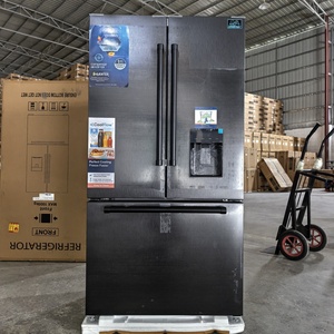 ตู้เย็น 3 ประตู สีดำ ขนาด 780 ลิตร แบบ Double Fridge ระบบ Multi Air Cooled ช่องแช่แข็งด้านล่าง ประหยัดพลังงาน เหมาะสำหรับการขนส่งสินค้าในห้องเย็น - Product Image 1