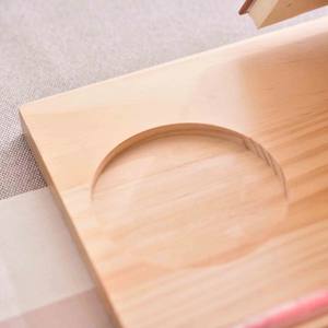 Support de livre en bois avec porte-gobelet, coin lecture, organiseur de lecture pour les amateurs de livres, cadeaux - Product Image 4