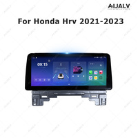 AIJALV Usine Directement Vente Entière 12.3 Pouces QLED Android Radio Cadre pour Honda HRV 2021-2023 8-core Voiture DVD Stéréo Lecteur GPS