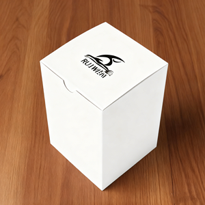 Boîte d'emballage pliable écologique personnalisée avec laminage mat imprimé des deux côtés, papier couché 350 g, boîte à double insert - Product Image 6