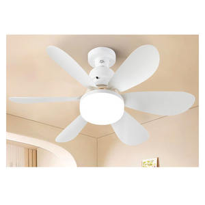 Vente en gros, vente chaude, ventilateur LED détachable, lampe, éclairage E27, silencieux, plafond avec télécommande pour chambre à coucher, salon - Product Image 6