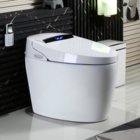 Nouvelle conception de toilette intelligente automatique avec télécommande, bidet électronique à siphon automatique, toilette intelligente pour salle de bain