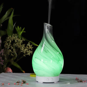 Nagomi Glass Aroma <b>Diffuser</b> 100Ml Ultrasonic Led Light Humidifier For Home Bedroom Living <b>Room</b> - Product Image 5