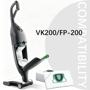 Bolsa para Polvo Compatible con Vorwerk <span class=keywords><strong>VK200</strong></span> FP200, Bolsa de Tela para Limpieza de Polvo, Accesorios de Repuesto para Aspiradora - Product Image 4