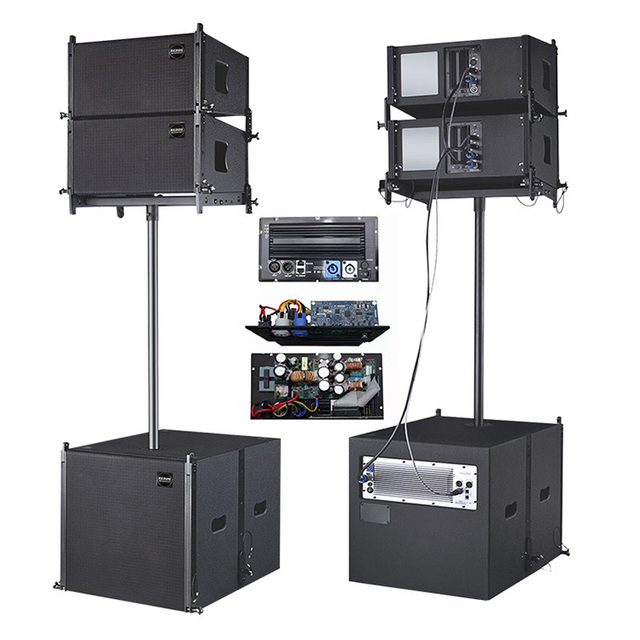 New Design Professional Active Speakers for Outdoor Show Stage Wedding Line Array Speakers Passive Professional