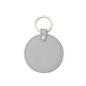 PU Round Leather Heart Bag Charm Pendant Cute Peach Car Keychain Heart <b>Keyring</b> Bulk Leather Keychains - Product Image 6