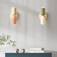 Lampe murale industrielle LED à double tête, lumière douce, sans scintillement vidéo, blanc chaud, intensité réglable, pour salon