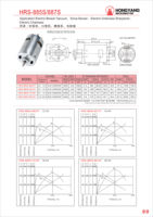 Moteur CC à aimant permanent 885, couple élevé, longue durée de vie, personnalisable selon les dessins et échantillons, indice de protection IP55 pour outils électriques
