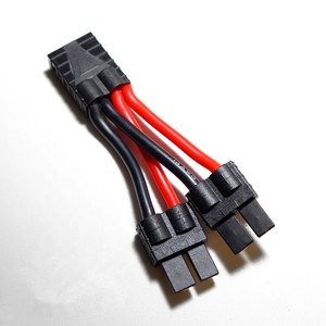 Kabel Adaptor Konektor TRX Berlapis Emas, Kabel Ekstensi Paralel Y Splitter, Adaptor 1 ke 2 untuk Balap RC - Product Image 5