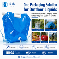 Approvisionnement en gros : Sacs à boisson, vin et eau de 5L, 8L, 10L avec robinet et valve, en film laminé, pour distributeurs d'eau, de sirop, de thé, de lait et de boissons