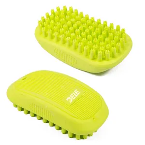 Cepillo de aseo para perros, champú para mascotas, baño, masaje calmante, peine de goma, cepillo de lavado para perros de calidad profesional, hogar de patas - Product Image 2