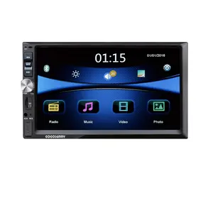 Pemutar Mp5 Mobil Multimedia Layar LCD 7 Inci, Sistem Musik 800*480 Piksel Definisi Tinggi untuk Mobil