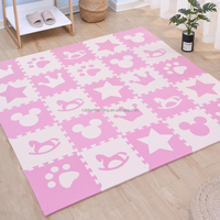 Matras Puzzle Busa EVA Mudah Dirawat Berbagai Ukuran Halus 30x30 cm Ubin Busa Puzzle Bebas Formaldehida Matras Bermain Bayi Blok
