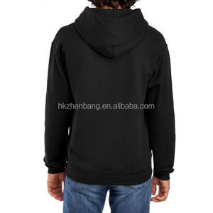 Sweat-shirts et sweats à capuche pour hommes en coton lourd uni avec logo personnalisé, capuche longue et ample pour unisexe - Product Image 3