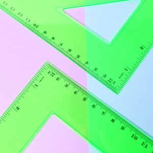 Rifornimento Diretto della fabbrica di Colore 60 Gradi Triangolo Set Piazza Righello di Plastica - Product Image 5