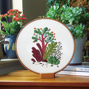 DIY サボテン刺繍初心者向けクロスステッチ手作り生地装飾壁掛けメーカー直販 - Product Image 6