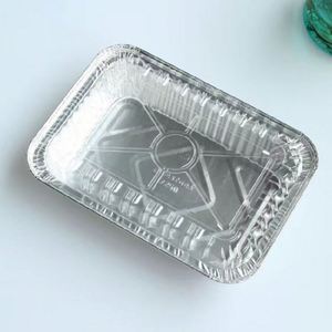 Más Vendido Contenedor Universal Profundo de Papel de Aluminio para Horno con Tapa de Aluminio, Bandeja para Hornear y Recipiente para Almuerzo - Product Image 3