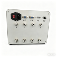 Instrumento de Medición Neumático Multicanal de Sobremesa - Sistema Digital de Medición de Aire de 4 Canales para la Concentricidad de Guías y Asientos de Válvulas