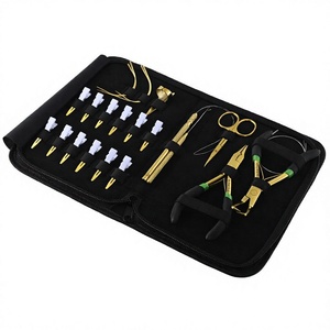 High Quality Hair Extension Tools Kit Micro <b>Ring</b> Link Bead Hair Crimper & Removal Pliers Tool Sectioning <b>Clips</b> Loop & Hook Tool - Product Image 1