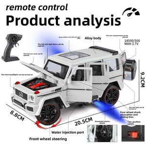 Voiture de course <span class=keywords><strong>RC</strong></span> tout-terrain 4x4 en alliage pour enfants 1:24 avec fonction Follow Me et retour automatique, portée 30m, cadeau idéal pour garçons - Product Image 4