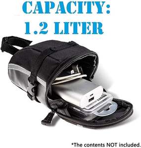 Usine étanche 1.2L capacité montagne route vélo selle queue sac vélo sous siège Pack pour cyclisme Roadbike outils sac - Product Image 3