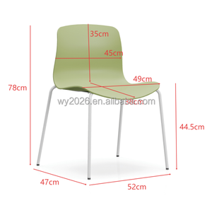 Silla Ergonómica de PP Ecológica Blanca y Cómoda para Profesor, Precio Económico, Venta al Por Mayor - Product Image 6