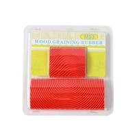 Outil à grain de bois en caoutchouc pour imitation bois, rouleau à grain de bois, outils de décoration pour peinture artistique et revêtement texturé, vente en gros
